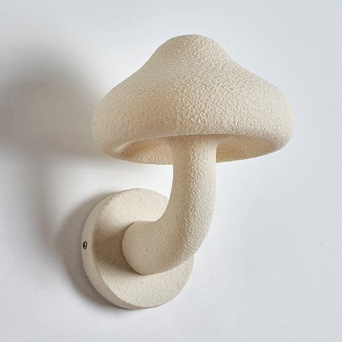 Sienimäinen Wabi-Sabi-tyylinen hartsiseinävalaisin