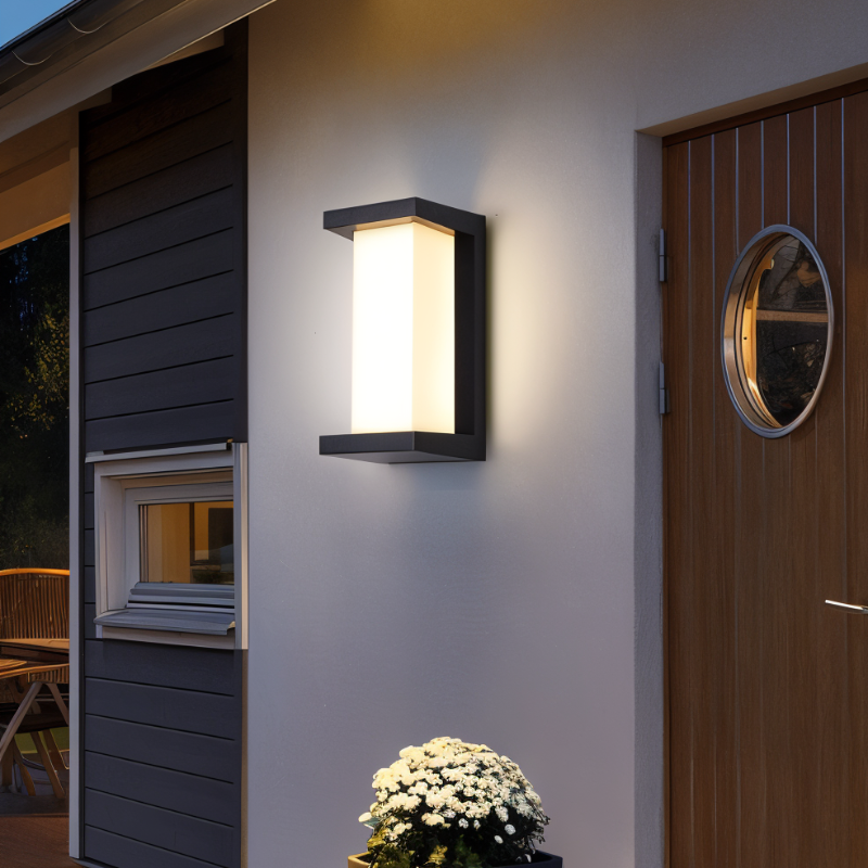 LED Outdoor Wall Light with Motion Detection – Weather-Resistant Design