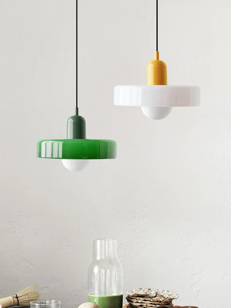 Nordic Retro Glass Chandelier Light – Adjustable Height Modern Lighting Fixture for Dining Room and Living Room