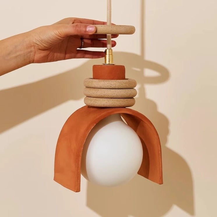 Aurora Vanilla Pendant – Minimalist Soft Glow Lighting